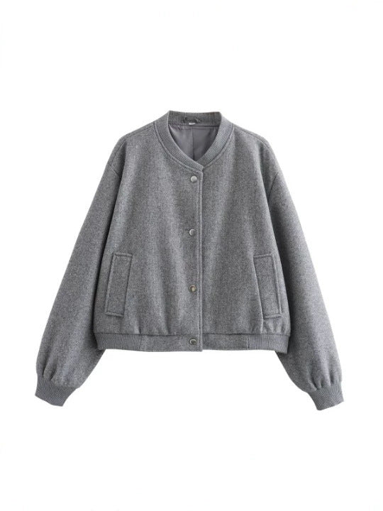 Long Sleeve Bomber Jacket