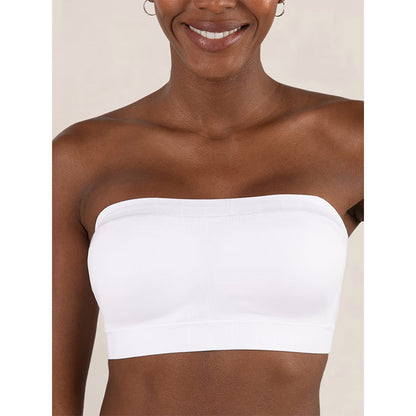 Wireless Seamless Bandeau Bra with Detachable Straps