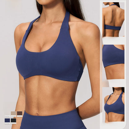 Seamless Halter Sports Bra