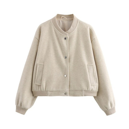Long Sleeve Bomber Jacket