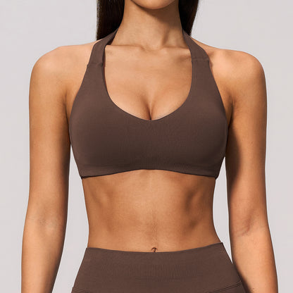 Seamless Halter Sports Bra