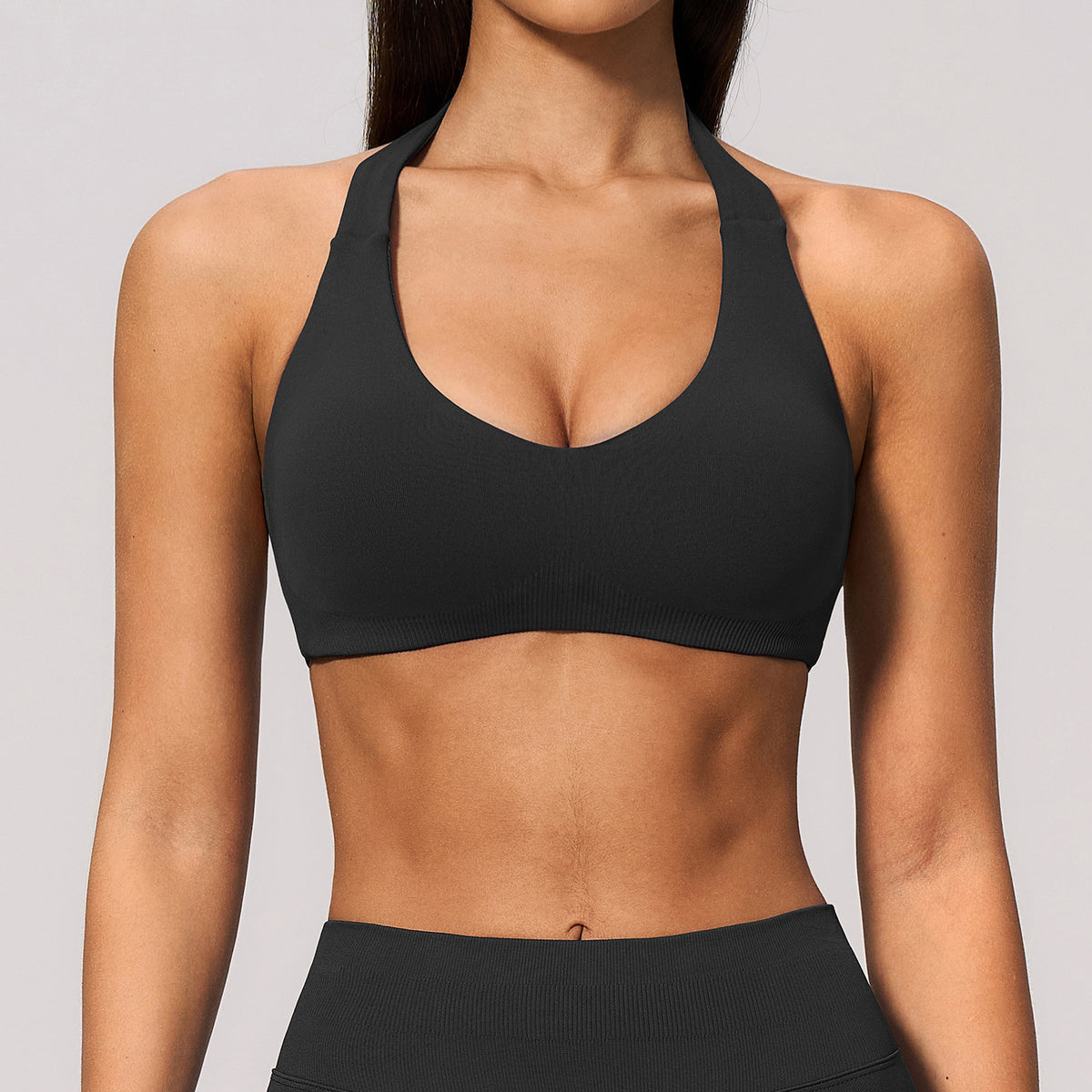 Seamless Halter Sports Bra