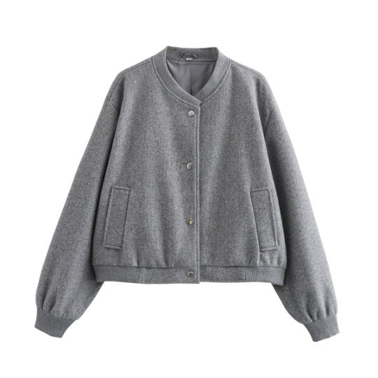 Long Sleeve Bomber Jacket